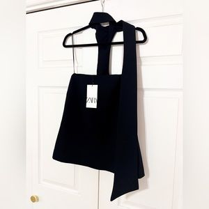 BNWT Zara Tied Choker Top